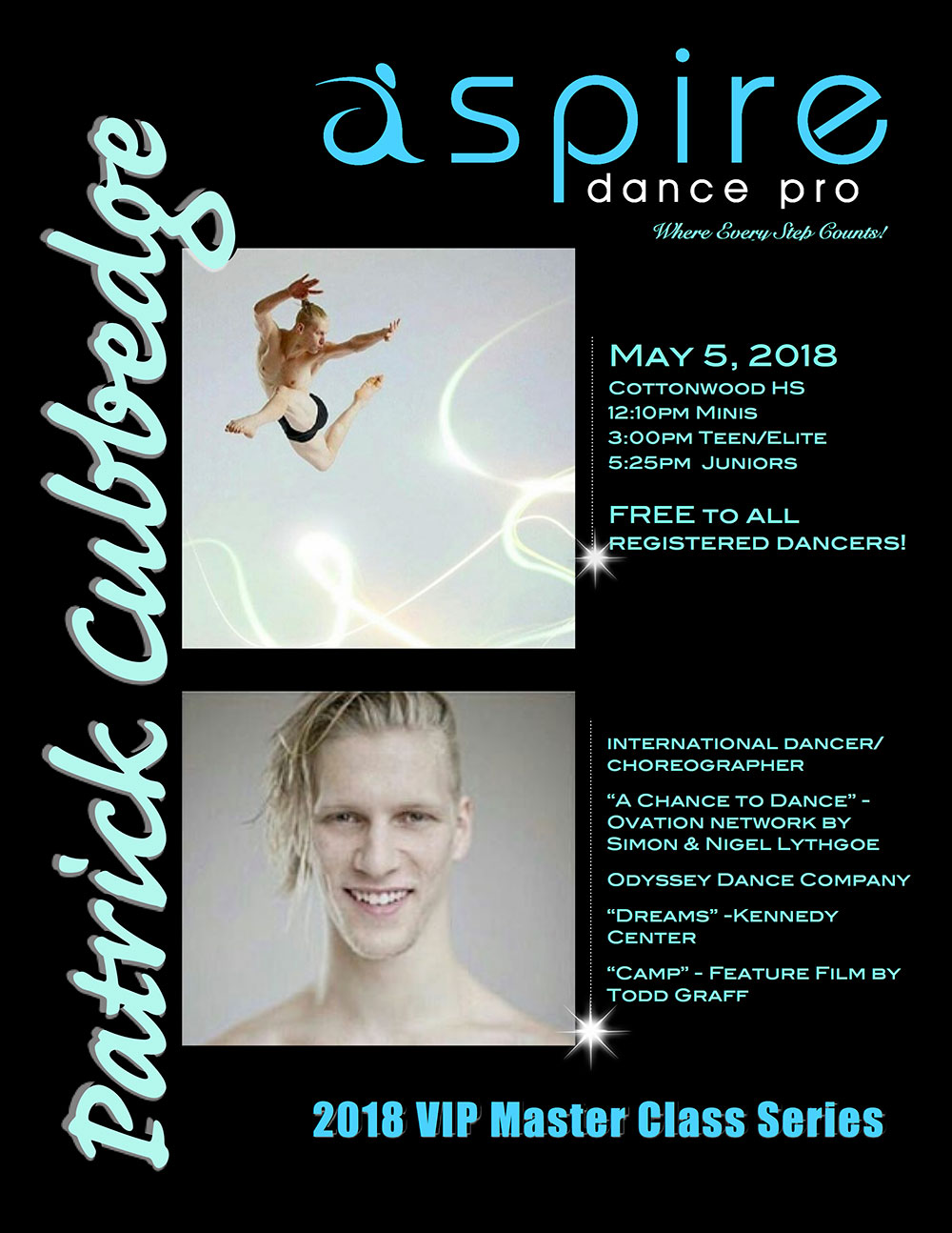 Patrick Cubbedge - Aspire Dance Pro Competitions Masterclass Instructor