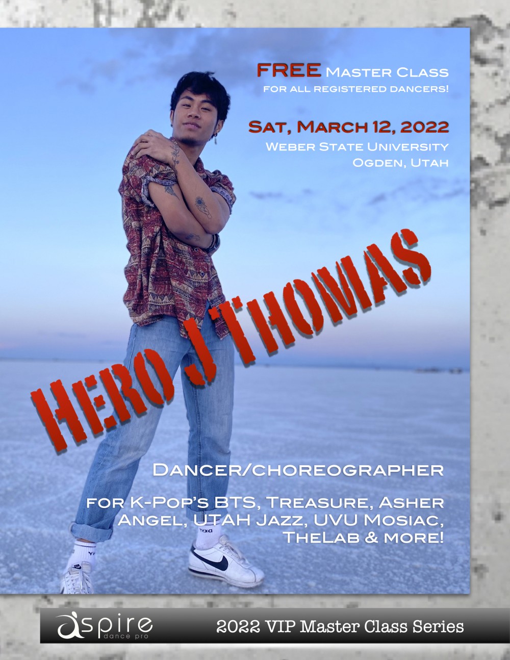 Hero J Thomas - Aspire Dance Pro Competitions VIP Masterclass Instructor
